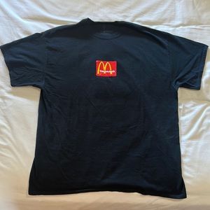 Travis Scott x Mcdonalds Sesame t shirt black size 9